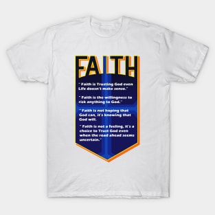 Faith v2 blue T-Shirt